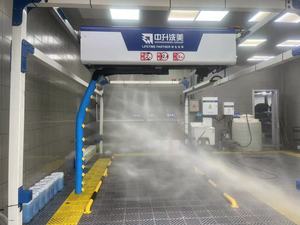 Machine de lavage de voitures sans contact à jet d'eau 360°, système de lavage automatique haute pression pour véhicules commerciaux avec pulvérisation de mousse et séchage à l'air - Product Image 5