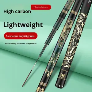 Guangwei Qianxun Karper Hengel Harde Middelmatige Actie 6-12 Secties 3.6M-7.2M Ultralichte Koolstofvezel Lokstaaf - Product Image 1