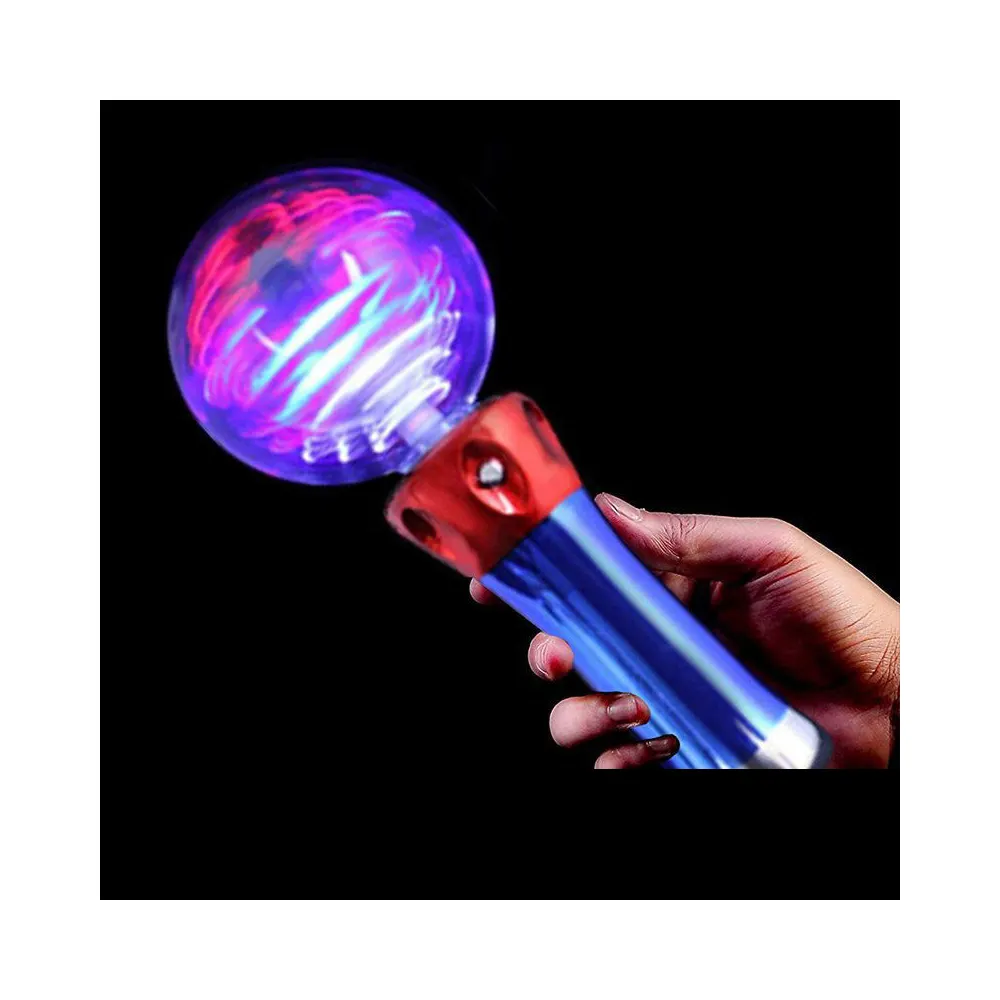 ライトおもちゃスピナーワンドLED点滅マジックスティックワンドフラッシュスティック子供用電子光るおもちゃ回転LEDおもちゃ