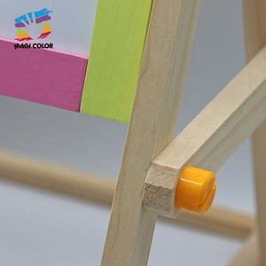 Двухсторонняя деревянная мольберт доска для рисования для детей-креативная игрушка для рисования с регулируемой высотой и многофункциональной W12B048B - Product Image 4