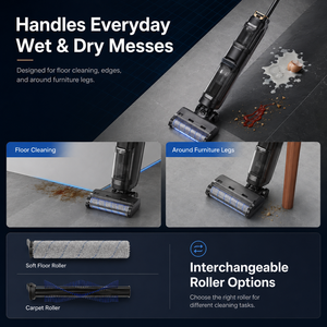 OEM Cordless Wet <b>Dry</b> Vacuum Cleaner Self Cleaning Floor Washer with Hot Air Drying 15KPa for Home Cleaning - Product Image 6