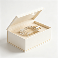 Boîte à cosmétiques et parfums de luxe personnalisée avec logo magnétique, écologique, finition dorée, échantillon disponible pour l'Europe, les États-Unis et le Moyen-Orient