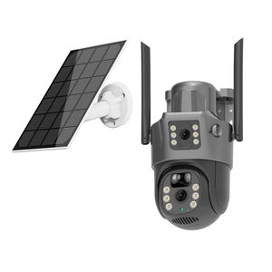 Cámara IP 4MP HD de Tres Pantallas, Cámara WiFi Externa para Exteriores 4MP V380, Doble Lente, Seguimiento Automático, Cámara de Seguridad PTZ, Video - Product Image 2