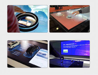 Système de reconnaissance d'objets tangibles de 43 pouces personnalisé Table tactile interactive Table de rotation d'écran tactile capacitif à écran tactile