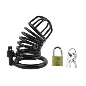 Factory Wholesale Cheap Device Male Chastity Cage Adult Sex <b>Toys</b> Ring for Men Erotic Products Delay Ejaculation - Product Image 2