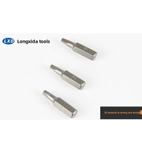 Jeu de tournevis pneumatiques 25 mm en acier CRV S2 multi-types, finition nickel, poignée en acier, vente directe usine, OEM pour réparation industrielle et bricolage