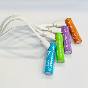 누오싱 고성능 타입 C 포트 충전식 AAA 1.5V 배터리 - Product Image 6