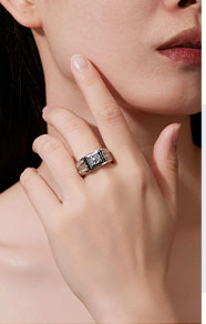 Men Wide Bezel Set Solitaire Moissanite <b>Ring</b> S925 Sterling Silver Male Wedding Promise Band Fashion <b>Finger</b> Jewelry Gift - Product Image 5