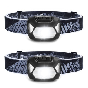 Lampe frontale <span class=keywords><strong>LED</strong></span> <span class=keywords><strong>rechargeable</strong></span> pour le camping en plein air, la pêche, les voyages, <span class=keywords><strong>bandeau</strong></span> réglable avec 7 modes, lumière COB pivotante - Product Image 1