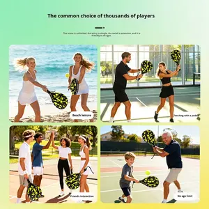 Racchetta da <span class=keywords><strong>Padel</strong></span> per Coppa del Mondo, Prodotta nel Guangdong, Materiale ABS Durevole, Nucleo Ammortizzante EPE, Forte Resilienza, Facile da Usare - Product Image 4