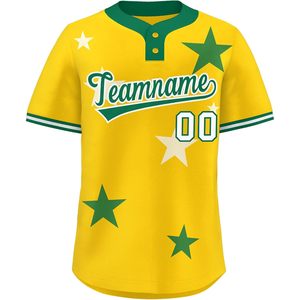 Camiseta de béisbol personalizada unisex de manga corta con estampado sublimado que absorbe la humedad Teamname 00 Corte regular - Product Image 1