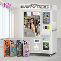 Mesin Cetak Casing HP Otomatis Profesional Terlaris Funvending I3200 Print Head CMYK+W Warna Kustom
