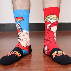 QUENTIN <span class=keywords><strong>Super</strong></span> Hero <span class=keywords><strong>Mario</strong></span> Chaussettes Unisexe Dessin Animé Conception Dessin Animé Anime Chaussettes Motif En Gros Marvel Personnage Chaussettes - Product Image 2