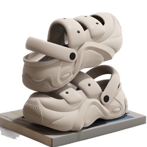 Sandalias de Playa para Mujer, con Plataforma y Suela Gruesa, Antideslizantes, para Exteriores, Color Caqui, Negro, Blanco, Rojo Rosa, para Adultos, Parte Superior de EVA y PU - Product Image 5