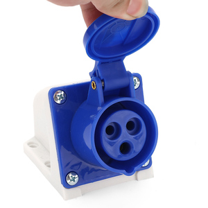 IP67 thời tiết công nghiệp cắm ổ cắm 16A <span class=keywords><strong>3</strong></span> <span class=keywords><strong>pin</strong></span> Đức IP44 không thấm nước ổ cắm điện <span class=keywords><strong>3</strong></span> ổ cắm AC điện cắm - Product Image 3