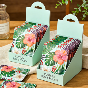 Caja de Exhibición PDQ de Cartón Impresa Personalizada con Bolsa, Empaque Minorista para Barras de Chocolate, Dulces, Proteínas y Energéticas - Product Image 1