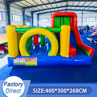 Yibei Entertainment Château Gonflable Durable avec Toboggan pour Fêtes et Événements, Trampoline Gonflable à Louer, Vente Chaude