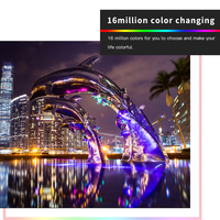Projecteur architectural RGB CW WW 3000K-6500K IP65 à commande intelligente pour l'éclairage des monuments et repères urbains