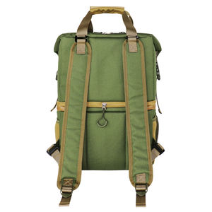 Sac à dos en polyester recyclable grande capacité, décontracté, pour le camping, double couche, avec fermeture éclair, portable, pour la conservation de la chaleur en extérieur - Product Image 5