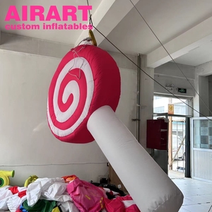 Globo Inflable Decorativo con Forma de Piruleta para Colgar en el Techo, Ideal para Fiestas Navideñas y Actividades Festivas, Decoración para Librerías - Product Image 2
