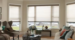 Lujo maravilloso Triple Shangri La persianas cortinas sombra transparente para el hogar Oficina - Product Image 6