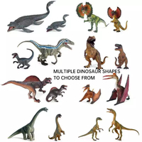 AiJH Marionnettes d'animaux dinosaures en PVC solide personnalisées, modèles de décoration pour parcs à thème, jouets éducatifs pour enfants