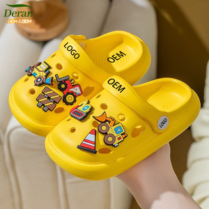 DERAN OEM Üretici Kaymaz Su Geçirmez Dayanıklı Unisex Çocuk Terlikleri Özel Logo EVA Terlik Ayakkabı Yazlık Plaj Sandaletleri - Product Image 2