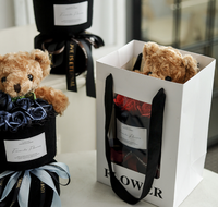 Décoration d'intérieur 2026, fleurs artificielles de qualité OEM, roses, bouquet de roses en savon pour la Saint-Valentin