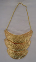 18k plaqué or chaîne de collier en laiton