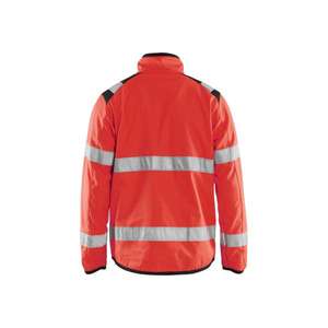 BLAKLADER - 4877251655994XL Veste softshell haute visibilité Rouge/Noir-EAN 7330509514344 HI-VIS WORKWEAR - Product Image 2