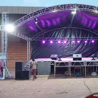 Structure de scène en aluminium à joint carré pour écran LED et éclairage, robuste, en promotion, 290*290mm 400*400mm