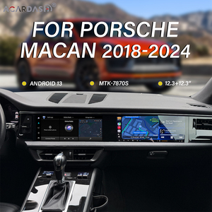 <span class=keywords><strong>ACAR</strong></span> 12,3-Zoll Dual-Screen Upgrade 8G+256G Autoradio-Audiosystem mit Carplay für Porsche Macan 2018-2024 RHD <span class=keywords><strong>Auto</strong></span>-Multimediaplayer - Product Image 2