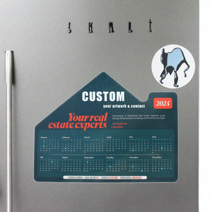 Tự Làm Tùy Chỉnh 2026 Lịch Từ Thẻ Kinh Doanh Tủ Lạnh Nam Châm Realtor Từ Calander Biểu Tượng Tùy Chỉnh Nam Châm Cho Realtors - Product Image 1