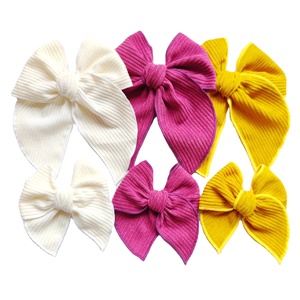 Bandeau arc en tissu côtelé de style européen 5cm pince crocodile ou style arc <span class=keywords><strong>fable</strong></span> en nylon - Product Image 5