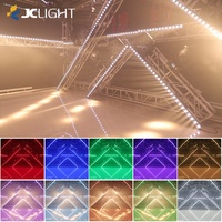 Populaire 14x3W Lumière Matrix LED DJ 14pcs Barre de Pixels LED RGB Blanc Chaud Laveur de Mur DMX Faisceau Lumières de Scène DJ LED