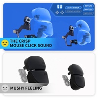 Kit de boutons de déclenchement ultra-rapides EXtremeRate V2 pour manette PS5 avec micro-interrupteurs de clic de souris et gâchettes latérales lumineuses