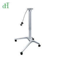 Colonne de levage pneumatique professionnelle pour bureau debout mobile, base de table réglable en hauteur avec vérin à gaz