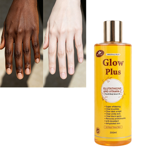 Olio Viso e Corpo Super Sbiancante Glow Plus all'Ingrosso con Glutatione e Vitamina C, Olio Essenziale Naturale per Nocche Scure e Macchie - Product Image 1