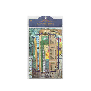 Paquete <span class=keywords><strong>de</strong></span> 40 Pegatinas <span class=keywords><strong>de</strong></span> Franjas Largas, Serie Retro Years, Universo Mariposa, Material para Diario, Pegatinas Decorativas, 6 Modelos - Product Image 5