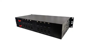 เสียงที่สมดุล 8 Ch Xlr ผ่านตัวแปลงแสง <span class=keywords><strong>AEB</strong></span>/EBU Audio Xlr เป็นตัวแปลงไฟเบอร์ - Product Image 2