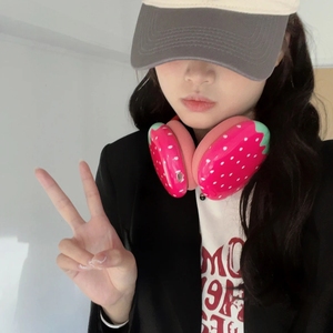 Fruit Strawberry Suitable for Airpods Max Protective Case Anti Drop Simple <strong>Earphone</strong> Case - Product Image 4