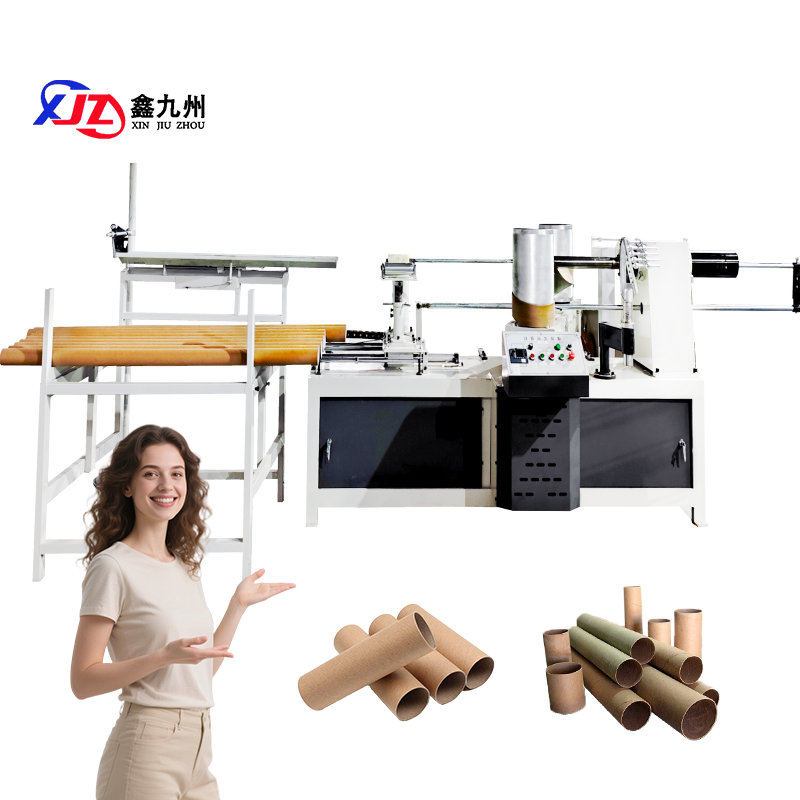 Fully-automatic Paper Tube Core Production Machine for Toilet Tissue High Capacity Paper Slitting Rewinding Engine Gear
