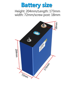 Batería de 3.2v 302ah, 12v 310ah, 24v 48v para Banco de Energía Solar DIY, Batería de Repuesto Recargable para Camping con Barra - Product Image 3