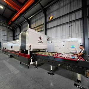 שטוח, לכופף זכוכית מחוסמת מכונה מעוגלת מעוגלת לחדר כביסה - Product Image 1