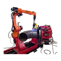 Cellule de soudage robotisée avancée avec positionneur servo à double axe prenant en charge la liaison coordonnée et une précision de 0,08 mm