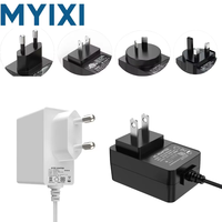 Adaptateur secteur MYIXI pour décodeur TV, prise britannique, DC 12V 2000mA 0.5A, en matériau PC, pour la maison et le bureau