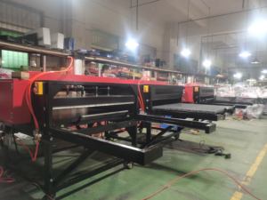 Nouvelle <span class=keywords><strong>presse</strong></span> à chaud pneumatique automatique double station Shenghua 1 pour sublimation de t-shirts, idéale pour la vente en gros et la personnalisation professionnelle - Product Image 5