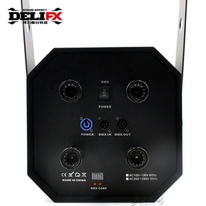 DELIFX Vogue style Co2 Stage Effects Power & DMX control 300W cuatro cabezales Co2 Jet Machine para DJ discotecas lugares de actuación - Product Image 5