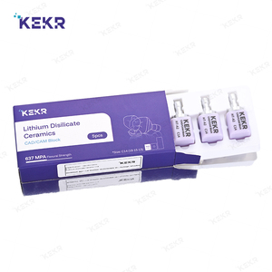 Kekr 637mpa C14 nha khoa Lithium Disilicate thủy tinh gốm khối cho phía sau trước vương miện Inlay onlay răng cầu Veneer - Product Image 2