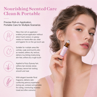 Huiles Essentielles Naturelles Biologiques en Gros : Huile de Rose et Huile de Lavande pour Massage avec Applicateur à Bille Métallique